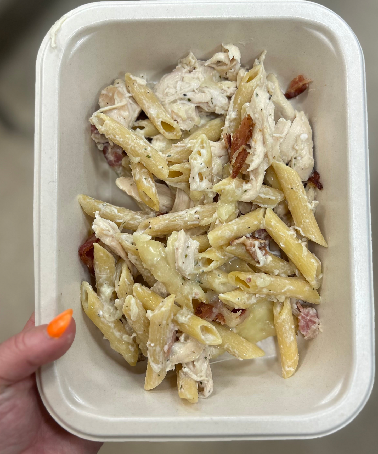 Chicken bacon ranch pasta