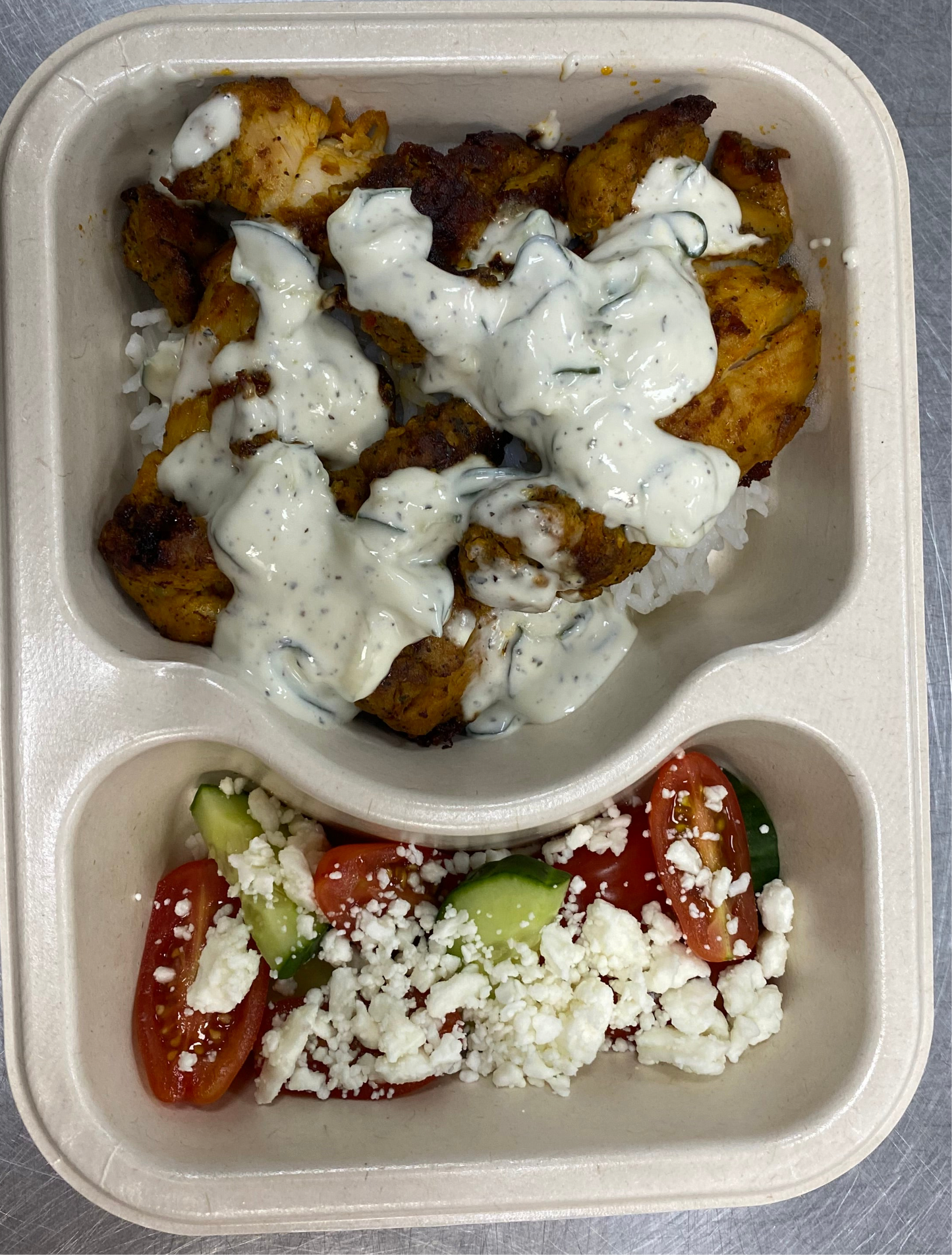 Chicken shawarma bowl