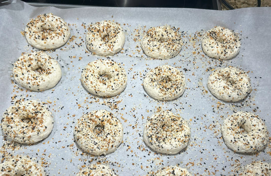 Protein bagel - Everything